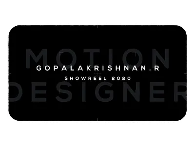 Motion Graphics Showreel 2020 blackonewhitegk demoreel firebeez illustration motion graphics showreel2020