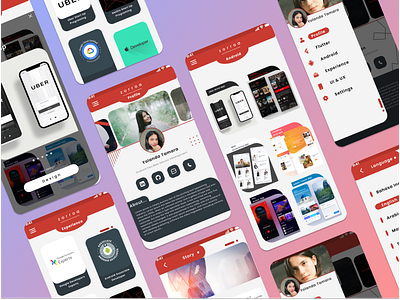 Zorroa Portofolio app app branding graphic design portofolio trend ui