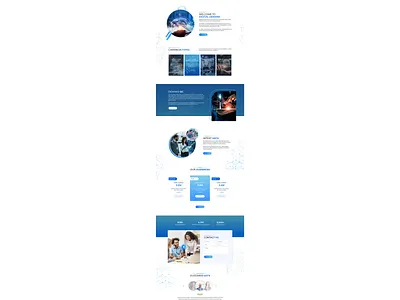 Digital Company Website Design design graphic design ui