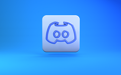 Discord 3D line Icon discord esports gaming texture