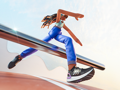 Stay In Shape 3d c4d design illustration visual