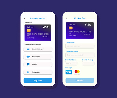 Daily UI:002 credit card credit card check out daily ui:002 ui design