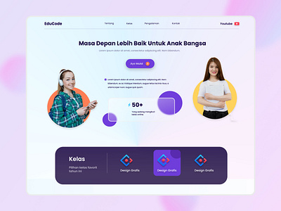 Glassmorph LandingPage design glassmorph home landingpage ui web design