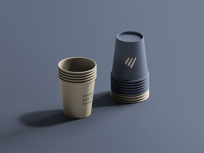 Stacked Paper Cups Mockup branding cup cup design cups mockup design download free cup mockup free mockup freebie graphicpear mockup photoshop psd