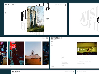 Visions of Limbo - Personal Photography Portfolio Gallery bold text brutalist gallery homepage images landing page magazine minimal modern navigation photography photos portfolio typography ui ux website