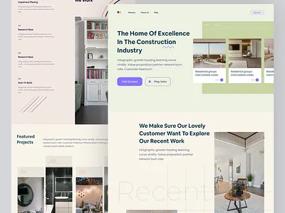 Architectural Studio architectural studio architecture landing page clean design graphic design interior design interior landing page interior website landing page landing page design minimal design popular design product design real estate design real estate landing page real retate website web design webpage design website website design
