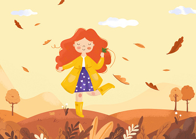 Autumn vibes design graphic design illustration vector