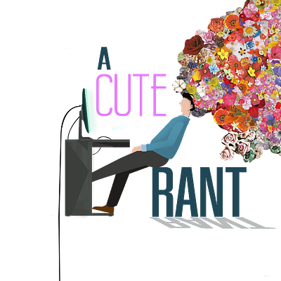 New album cover : A CUTE RANT albumcoverdesign branding caricature design digita graphic design illustration logo music ui vector