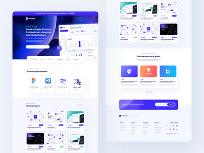 Simmmple Marketplace Redesign 2021 design design kit design tool design ui figma figma templates free freebie glassmorphism premium kit react redesign template trending trends trendy ui website