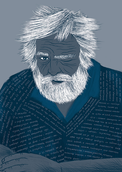 Old man illustration illustration