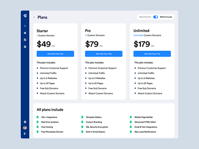 Phonesites - Pricing page bazen agency business marketing dashboard design agency landing page marketing marketing tool phonesites pricing concept pricing page saas subscription subscription plan ui uidesigner uiux userinterface ux web app webapp webdesign