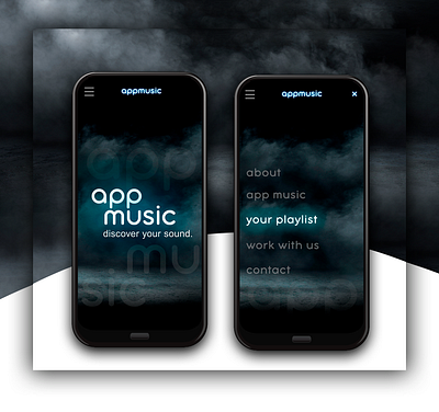 appmusic UI concept app branding concept design illustration ui ux web website