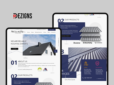 Advance Roofing Limited Website adobexdabout designweb landingpagedesign moder web page moderndesigns uidesigne uidesigns uiinspiratio uitrends uxdesigne uxdesigns uxinspiration uxui uxuidesign web development webdesigners webpage website websitedesigner