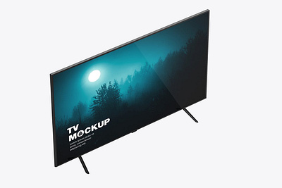 TV Mockup 4k abstract branding design device digital display electronic media mock up mock ups mockup mockups monitor screen tv