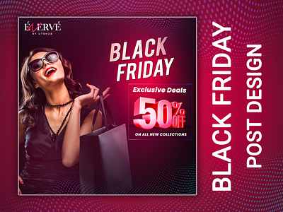 Black Friday Sale 2021 - Post Design animation black friday concept design friday sale gradient graphic design illustration instagram post modern design motion graphics social media banner typography ui vector web banner web design