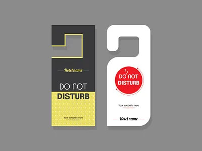 Door hanger design background do not disturb do not enter door door hanger elements hanger hangers hanging hotel marketing meeting minimal modern motel multipurpose poster real estate restaurant