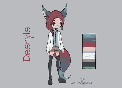 Deenyle character character design graphic design