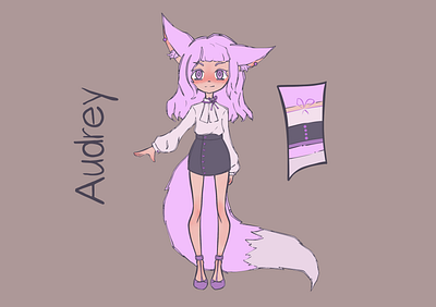 Audrey character character design graphic design