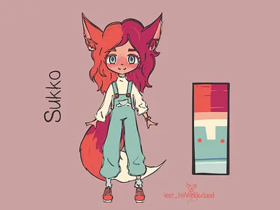 Sukko character character design graphic design