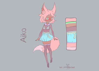 Aiko character character design graphic design