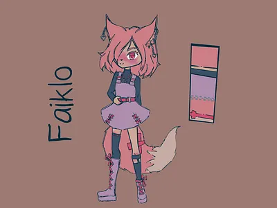 Faiklo character character design graphic design