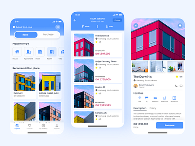 Property & Travel App figma mobile app mobile app design product design property property app travel travel app ui uidesign uidesigner ux ux design