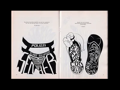 Seyyar Sesler 9 Fanzine design editorial design fanzine graphic design illustration magazine poster type typography underground