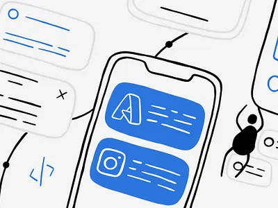 Push notifications - Blog azure blog brand branding characters cover design graphic design illustration technology