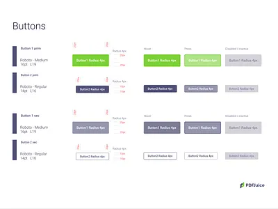 PDF Juice Design Language pt2 branding design logo ui