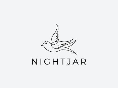 Nightjar Birds animals artwork birdphotography birds branding flat graphicdesign illustration logodesign logotype luxury minimalistlogo modernlogo motion graphics nightjar photography typogaphy