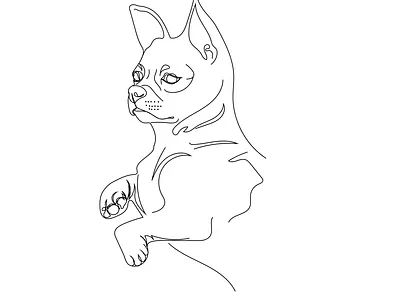 Chihuahua design graphic design illustration logo typography ui vector