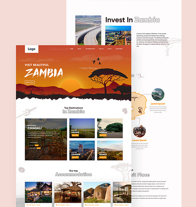 Travel Website app design graphic design ui uiux ux website design