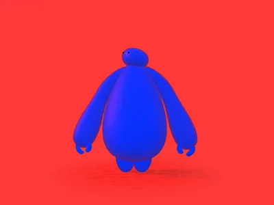 Bloy is your new virtual companion 3d 3d character animation avatar blue interactive