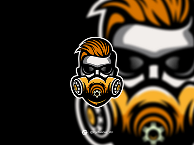 Man with Mask logo Design Idea branding cool coolman covid 19 design esport esportlogo facelogo handsome illustration logo logofamous std man mask nasculine save ui vector virus yoursave