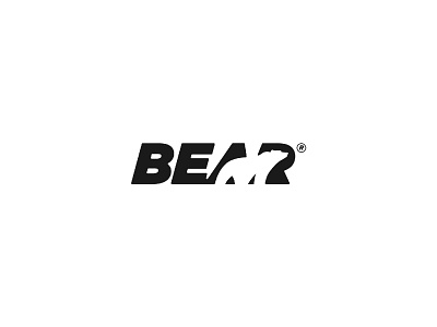 Bear design emblem illustration logo