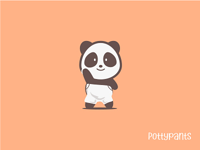 panda design emblem illustration logo