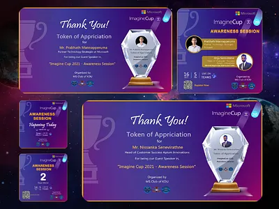 Post collection for a event graphic design microsoft posts