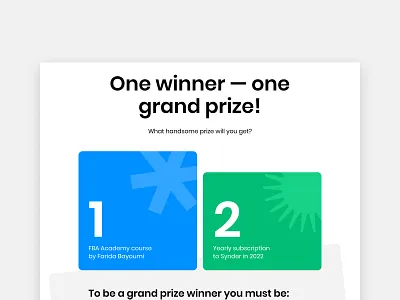 Promo page Synder design interface landingpage promopage typography ui ui design ux ui