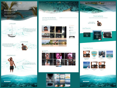 Mangata Sailing / Website Design design graphic design ui ux web design website design wordpress