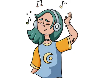 music enjoy girl music