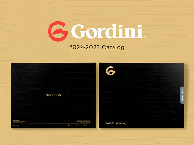 22-23 Gordini Gloves Catalog branding design graphic design illustration logo packaging desing typography vector