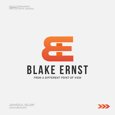 Blake Ernst Logo Design branding creative design flat graphic design logo logo animation logo design vector