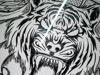 Tiger Sketch artwork bandmerch branding clothing design death metal design drawing illustration ipad logo sketch sketchbook tiger tiger tattoo tshirt art