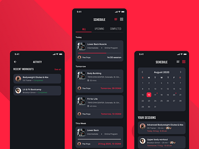 Designing a Hybrid Fitness and Social Media App android app appstore branding design exercise explore fitness google googleplay graphic design hybrid iphone socialmedia training ui ux