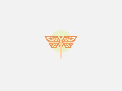 Dragonfly bee brand identity branding butterfly dragonfly logo logo design