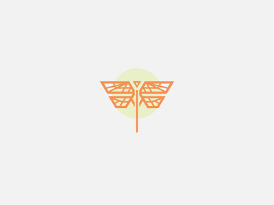 Dragonfly bee brand identity branding butterfly dragonfly logo logo design