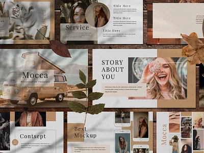 Mocca Google Slide Presentation abstract annual annual report branding concept creative design google google slides illustration keynote multipurpose pitch deck powerpoint presentation purpose report slides web development web maintance