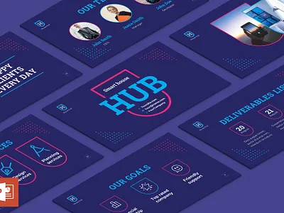 Smart House PowerPoint Presentation Template annual report branding design designposter events google slides graphic design illustration keynote multipurpose pitch deck poster powerpoint purpose smart house ui vector web web development web maintance