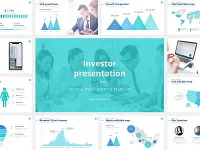 Investor Presentation Keynote Template abstract branding concept creative design google slides illustration investor investor presentation keynote keynote template multipurpose pitch deck powerpoint purpose slides vector web web development web maintance