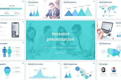 Investor Presentation Keynote Template abstract branding concept creative design google slides illustration investor investor presentation keynote keynote template multipurpose pitch deck powerpoint purpose slides vector web web development web maintance